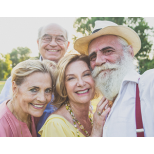 Four seniors, two women and two men