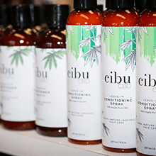 Example bottles of Cibu  products